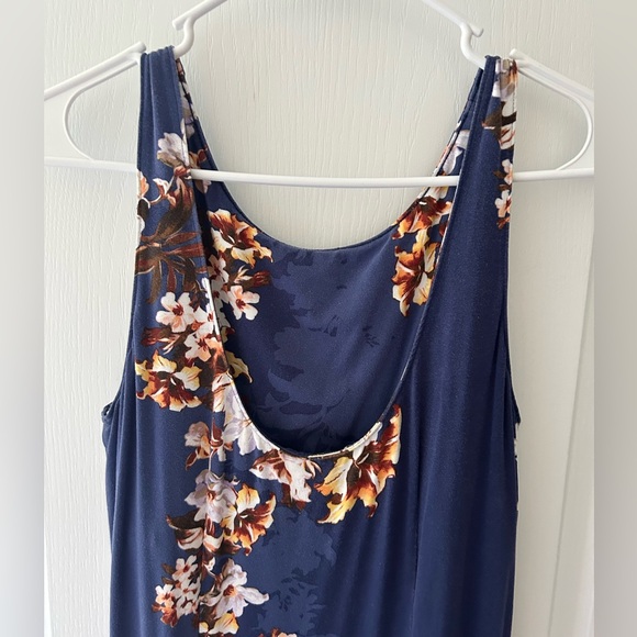 Tommy Bahama “spice market” blue floral maxi dress - Picture 6 of 7